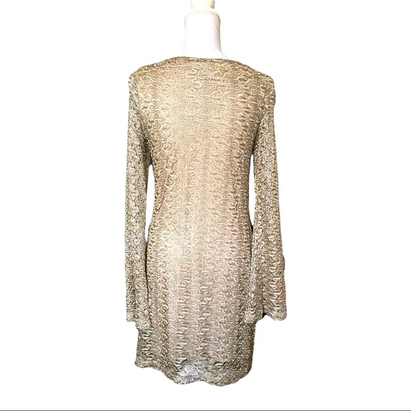 NWT Tart Collections Lace Champagne Dress - Picture 2 of 3